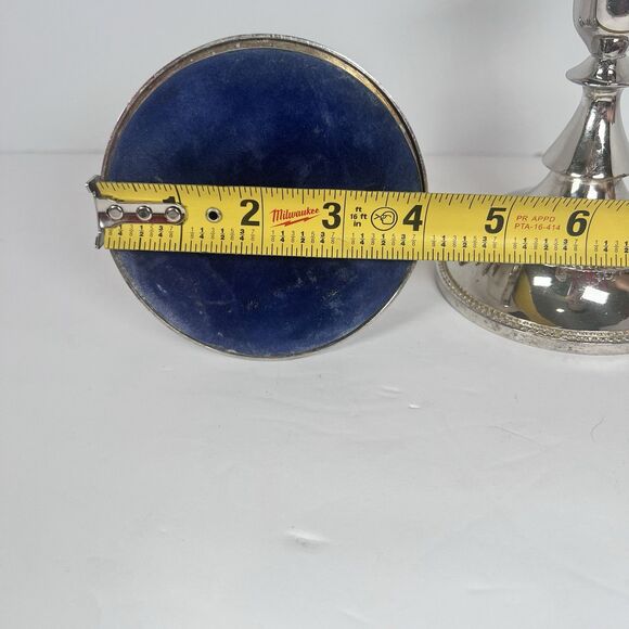 Candle Holders Silver Plated Dinner Party Or Wedding Decor - Picture 8 of 9